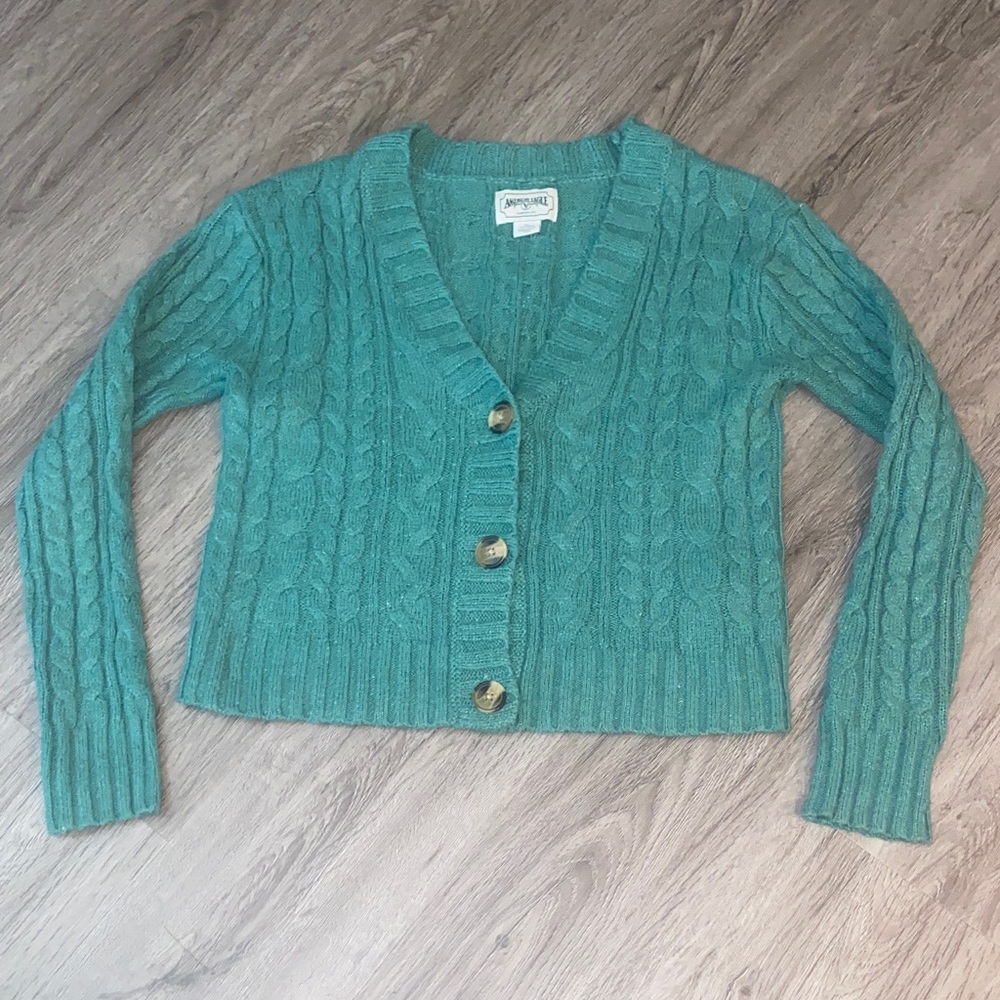 American Eagle Outfitters Cable Knit Cardigan